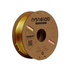 Nanelab Üç Renk Silk PLA Filament - Altın-Fuşya-Siyah - 1.75mm - 1Kg - Thumbnail