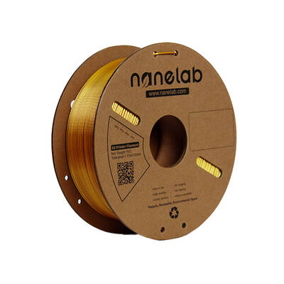 Nanelab Üç Renk Silk PLA Filament - Altın-Gümüş-Bakır - 1.75mm - 1Kg