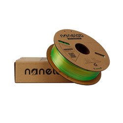 Nanelab Üç Renk Silk PLA Filament - Altın-Yeşil-Gül Kırmızısı - 1.75mm - 1Kg - Thumbnail