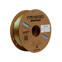 Nanelab Üç Renk Silk PLA Filament - Kırmızı-Altın-Mavi - 1.75mm - 1Kg - Thumbnail