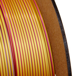 Nanelab Üç Renk Silk PLA Filament - Kırmızı-Altın-Mor - 1.75mm - 1Kg - Thumbnail