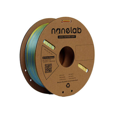 Nanelab Üç Renk Silk PLA Filament - Kırmızı-Sarı-Mavi - 1.75mm - 1Kg