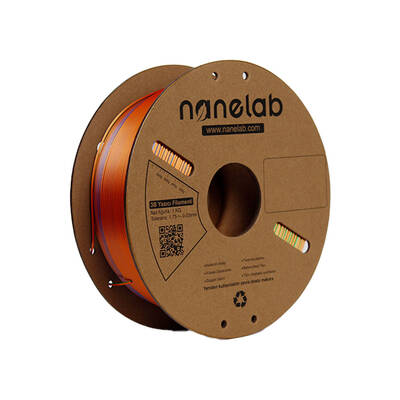 Nanelab Üç Renk Silk PLA Filament - Mavi-Yeşil-Turuncu - 1.75mm - 1Kg