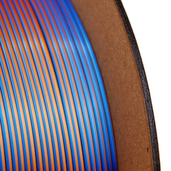 Nanelab Üç Renk Silk PLA Filament - Mavi-Yeşil-Turuncu - 1.75mm - 1Kg - Thumbnail