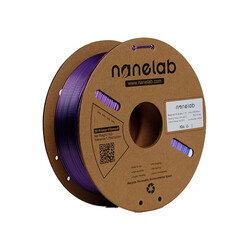 Nanelab Üç Renk Silk PLA Filament - Siyah-Mavi-Mor - 1.75mm - 1Kg - Thumbnail