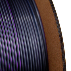 Nanelab Üç Renk Silk PLA Filament - Siyah-Mavi-Mor - 1.75mm - 1Kg - Thumbnail