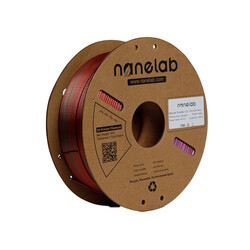 Nanelab Üç Renk Silk PLA Filament - Yeşil-Mor-Bakır - 1.75mm - 1Kg - Thumbnail