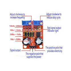 NE555 Darbe Modülatörü - Frekans ve Duty Cycle Ayarlı - Thumbnail