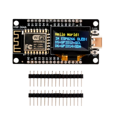 NodeMCU ESP8266 0.96 Inch OLED Wifi Geliştirme Modülü Type-C