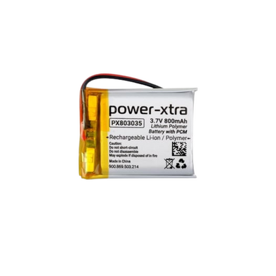 Power-Xtra PX803035 - 3.7V 800 mAh Li-Polymer Pil - Devreli