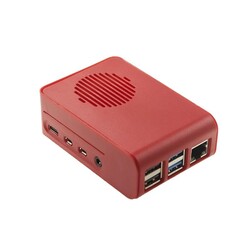 Raspberry Pi 4 Kırmızı Muhafaza Kutusu - Thumbnail
