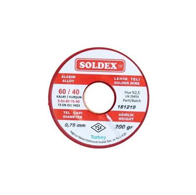 Soldex Lehim Teli - 100gr - 0.75mm