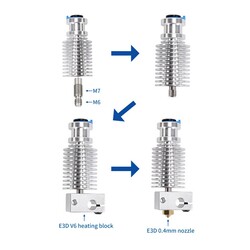 E3D V6 J Head Hotend Seti - Thumbnail