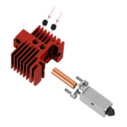 TZ2.0 Bambu Lab P1P, P1S Tam Hotend Seti - Thumbnail