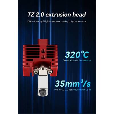 TZ2.0 Bambu Lab P1P, P1S Tam Hotend Seti