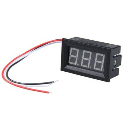 Voltmetre DC Kırmızı (0-100V)