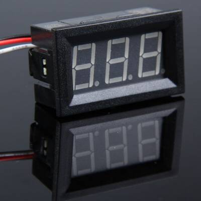 Voltmetre DC Kırmızı (0-100V)